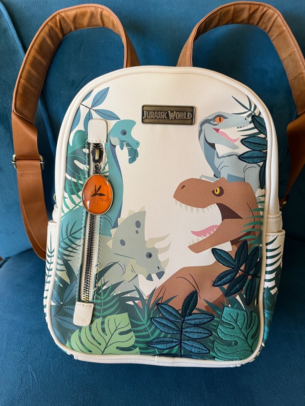 Jurassic World mini backpack. Box Lunch exclusive. Used once